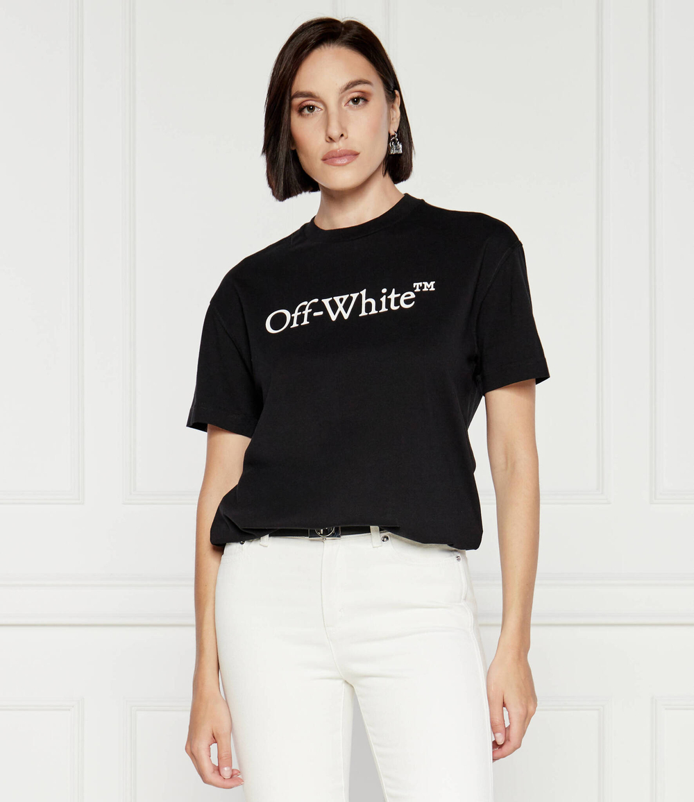 Футболка BOOKISH OFF-WHITE - черный(OWAA089C 99JER003)