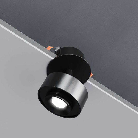 Встраиваемый светодиодный светильник Elektrostandard Only 25089/LED 6W 4000K черный a064253