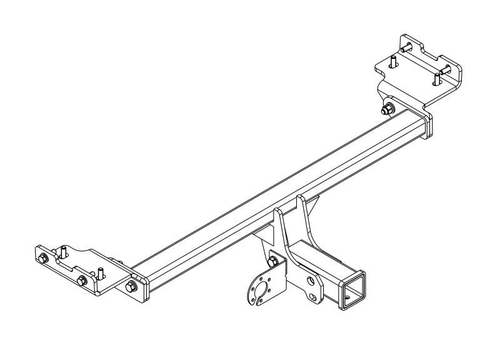 Фаркоп AvtoS HY 22B для Hyundai ix35 2010-2015, Kia Sportage 2010-2015(паспорт и сертификат в комплекте)(без электрики)