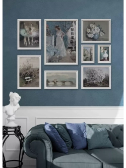 Картины на стену интерьерные на холсте 8 шт