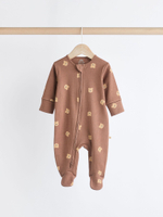 Комбинезон / Cлип для малышей Next 935-776, 5 шт., Светло-коричневый, Коричневый