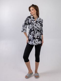 C-351 Туника из хлопка рукав 3/4