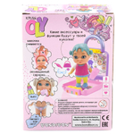 Куколка OLY в кепке/в шляпе в чемоданчике. Мальчик 8см, ВВ3860 арт.3381-1 (Bondibon)