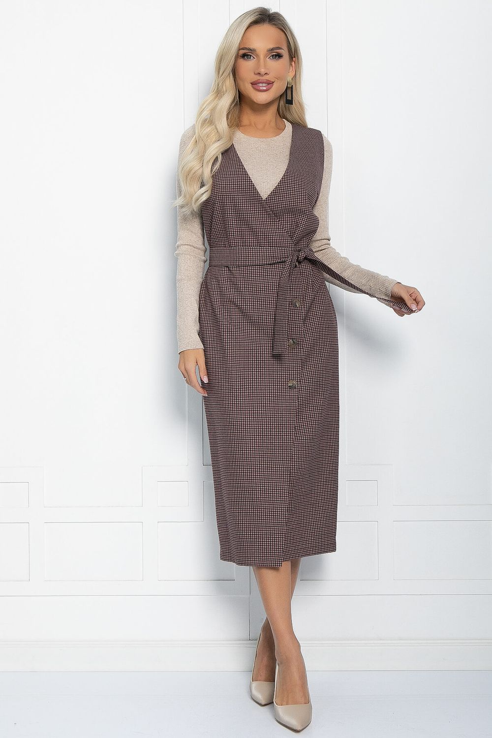 Сарафан Илга (коричневый) П11297 LT Collection