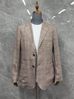 Льняной костюм Kiton