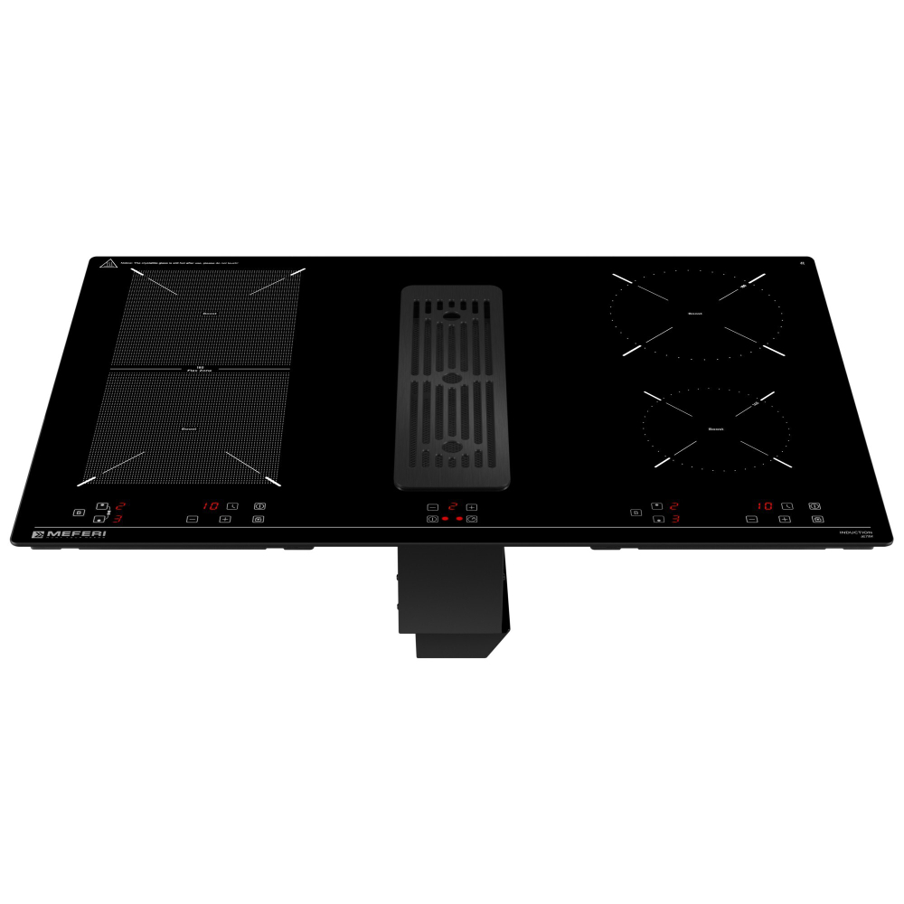 Индукционная варочная панель с вытяжкой Meferi XSMART35IX ULTRA фото 4