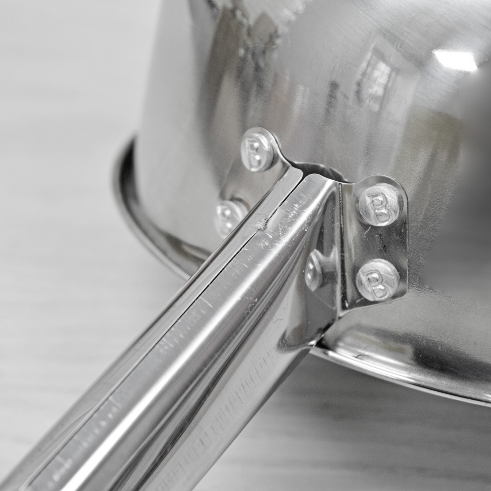 Ковш 1л 14см нерж с ручкой