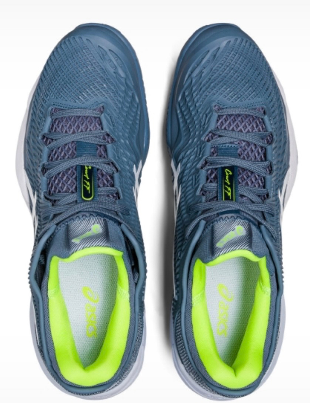 ASICS, COURT FF 3 CLAY, STEEL BLUE/WHITE, MEN, US 9 /EUR 42,5 /UK 8 /СМ 27