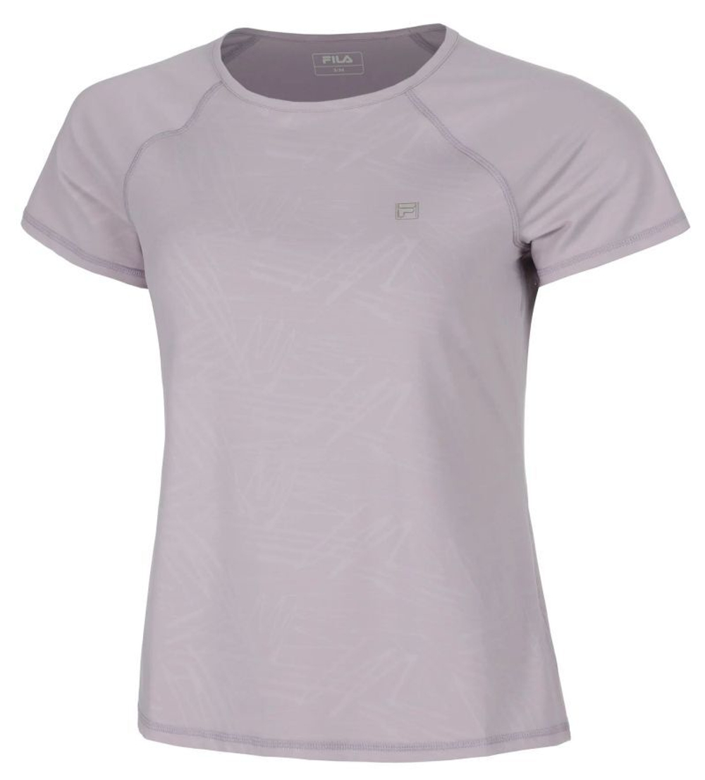 Женская теннисная футболка Fila T-Shirt Hailee - lavender gray