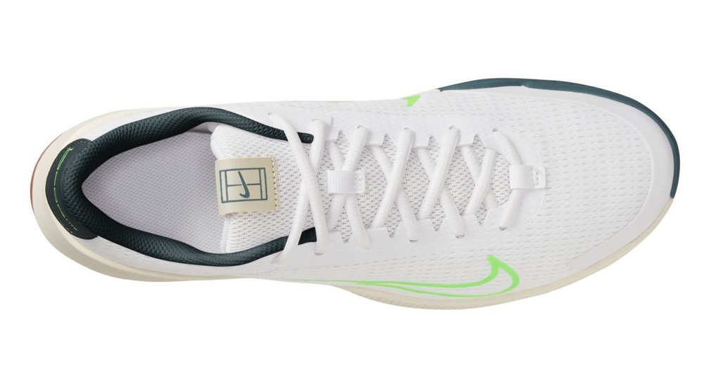 Мужские кроссовки теннисные Nike Vapor Lite 2 - white/green strike/deep jungle