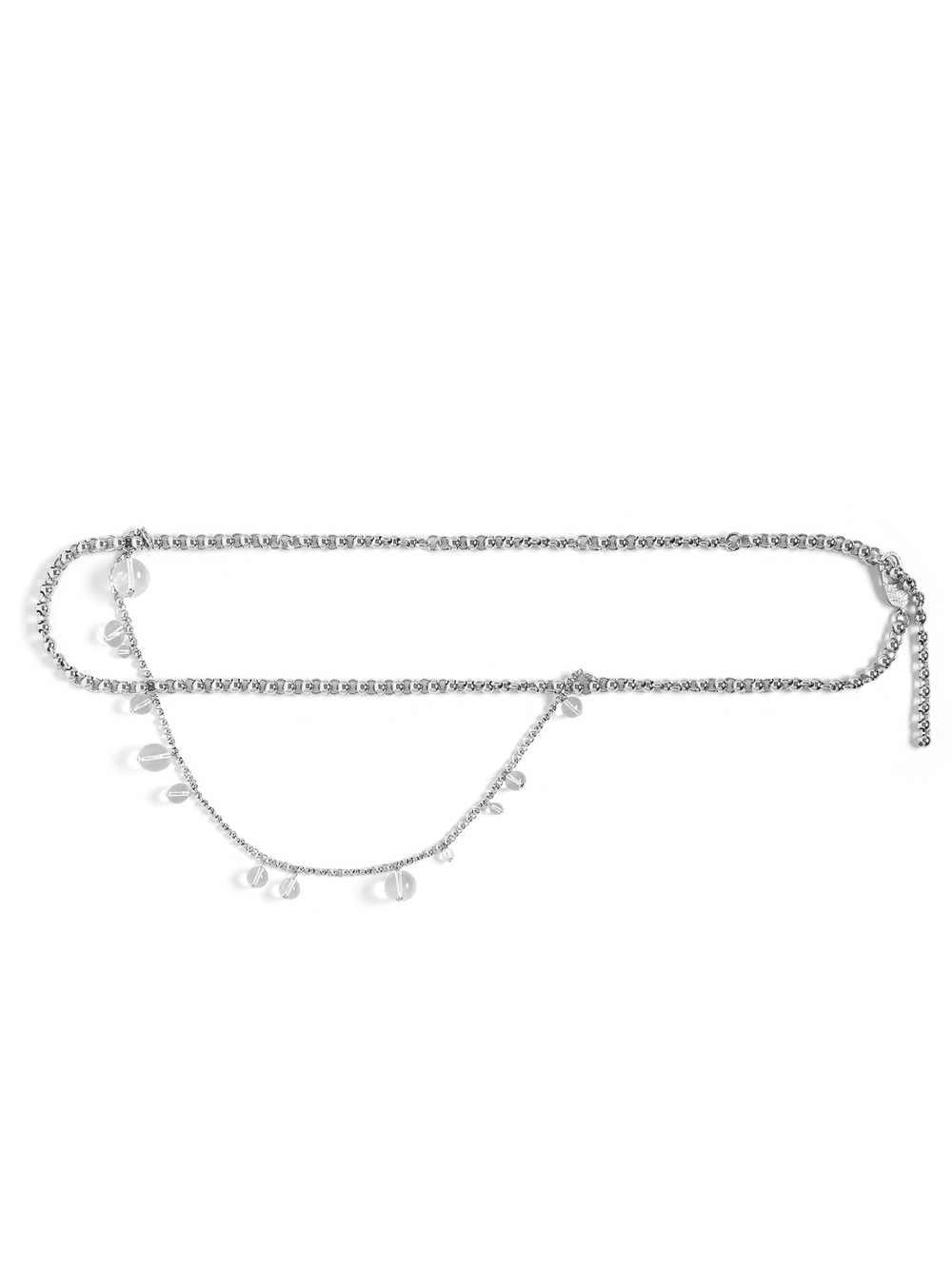 Пояс "Chain ball bubble" Silver