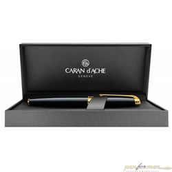 Роллер Carandache Leman Ebony black lacquered GP в коробке (4779.282)