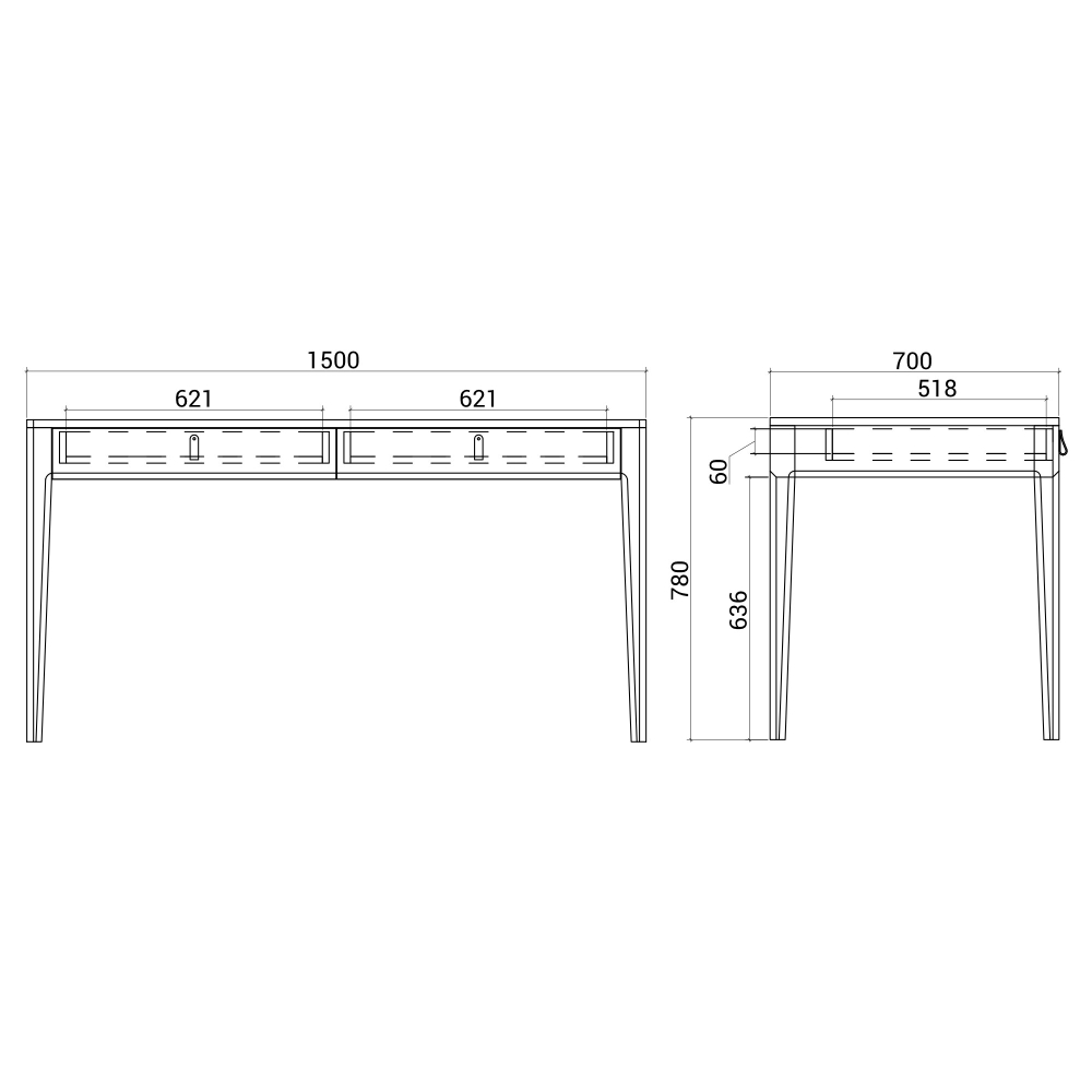 Рабочий стол CASE CST34