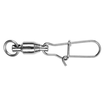 Карабин с Вертлюгом для рыбалки Sprut SS-62 BN #3/30, 1 упаковка по 2 штуки