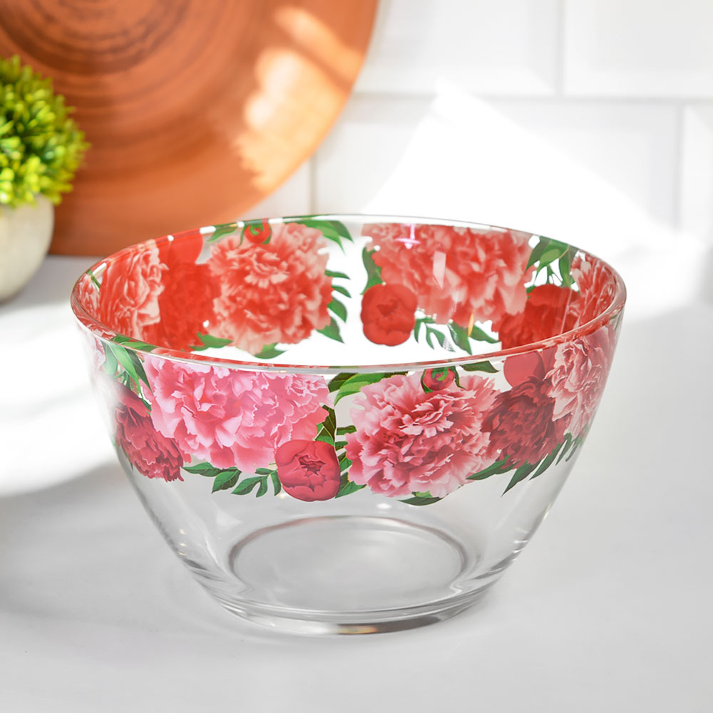 Салатник большой "Пионы"