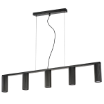 718057 Люстра ROMA 5х28W GU10 (led) ЧЕРНЫЙ