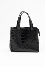 Louis Lefevre Сумка женская натуральная кожа через плечо тоут черная для документов а4