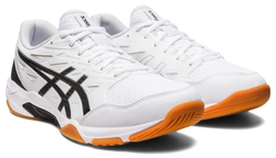 Мужские кроссовки для бадминтона/сквоша Asics Gel-Rocket 11 - white/pure silver