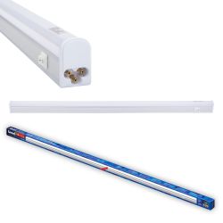 ULI-L02-14W-4200K-SL Линейный светильник LED аналог Т5. 1100Lm. 4200К. выключатель на корпусе. Цвет корпуса серебристый