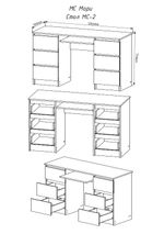 МС Мори Стол МС-2 (МП/3) Белый