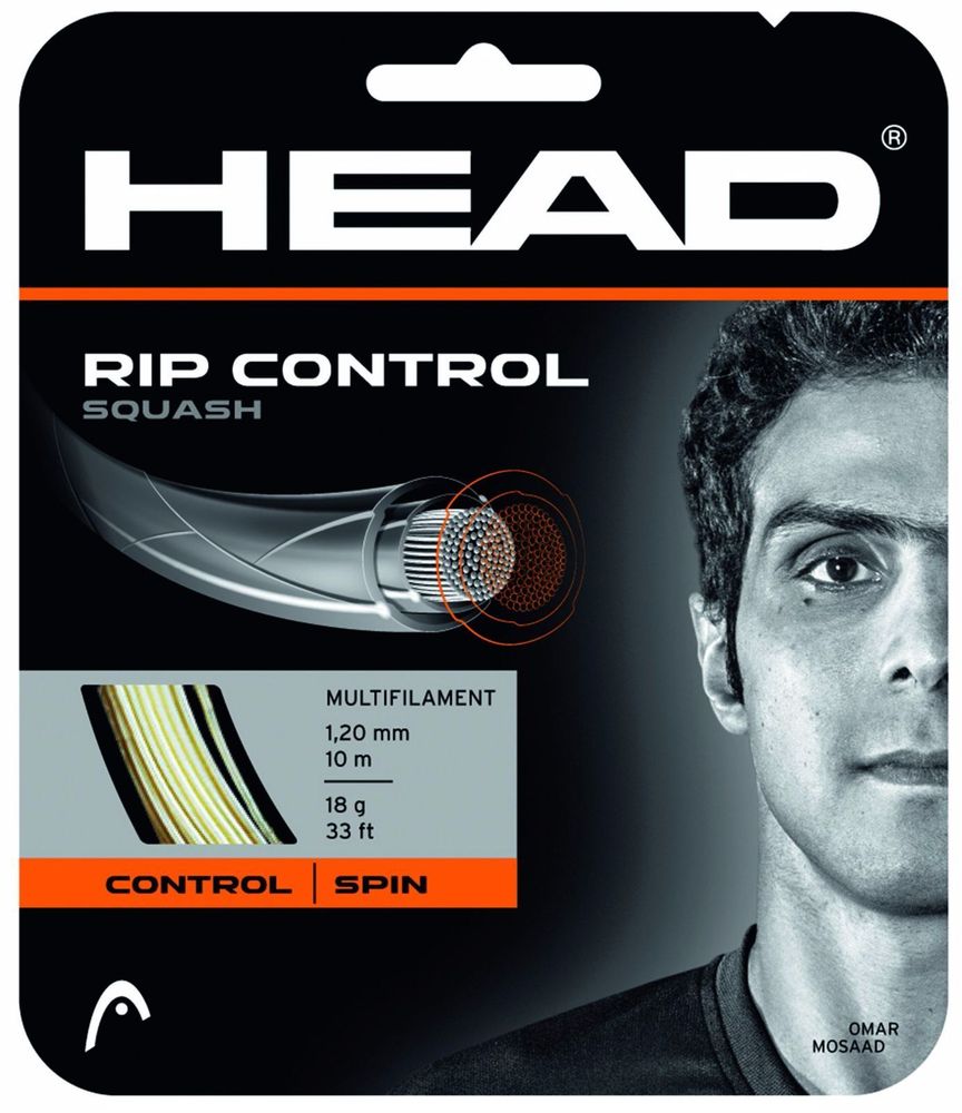 Струнгы для сквоша Head Rip Control (10 m) - white