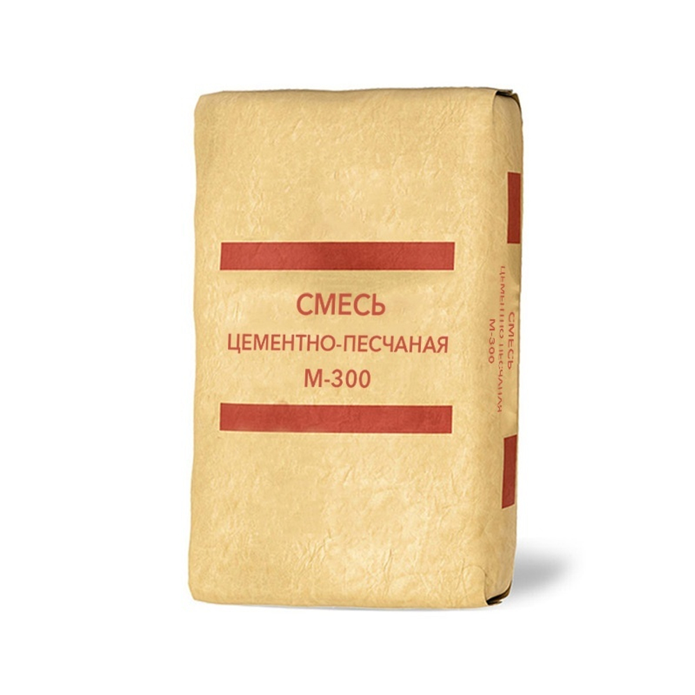 Смесь цементно-песчаная М-300, 25 кг