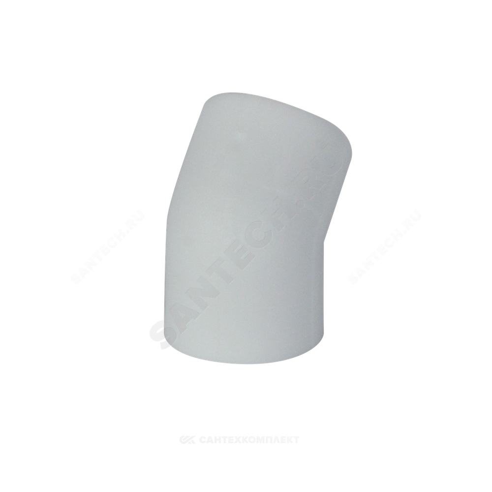 Угольник PP-R белый Дн 25х45гр внутренняя пайка VALFEX 10107025