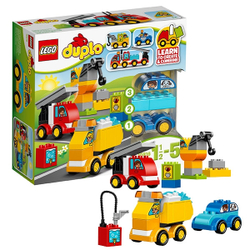 LEGO Duplo: Мои первые машинки 10816 — My First Cars and Trucks — Лего Дупло