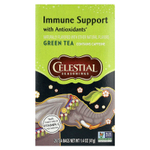 Celestial Seasonings, зеленый чай, поддержка иммунитета с антиоксидантами, 20 чайных пакетиков, 41 г (1,4 унции)