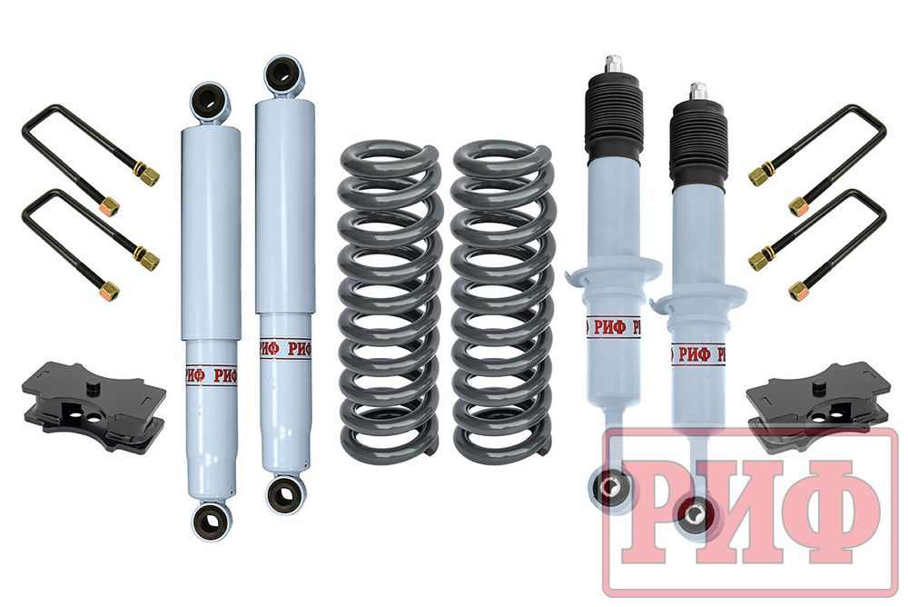 Лифт-комплект лайт газовый Toyota Hilux 2005-2014, Sollers ST6, Jac T6 лифт 40 мм РИФ