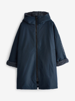 Плащ водонепроницаемый с флисовой подкладкой Next E95-162, Темно-синий, Серый