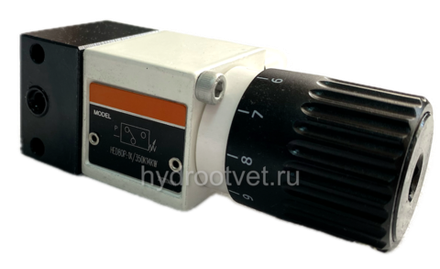 HED8OP-1X/350K14KW - Реле давление поршневое регулировка до 350 бар, монтаж на плиту, регулирующий элемент рукоятка со шкалой