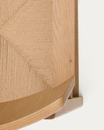 Стул Idun из массива дуба с натуральной отделкой и сиденьем из веревки