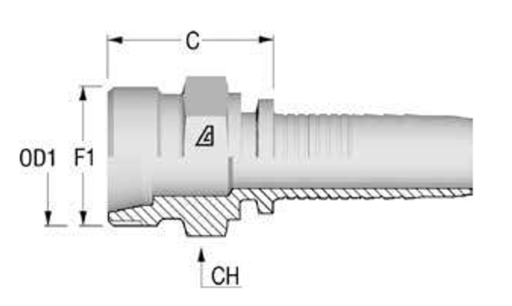 Фитинг DN 06 DKO-L (Ш) 12x1.5 6