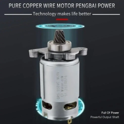 8 конические зубьев RS550 3000RPM DC 21V мотор Подходит для отвертки, бензопилы