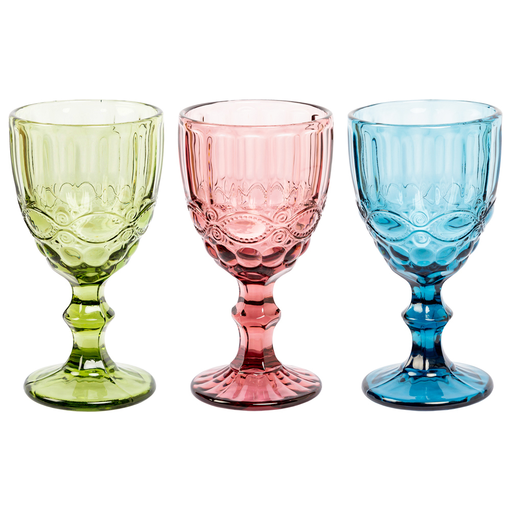 Набор бокалов 6шт 300мл Объект мечты Светский прием Дольче 3 цвета OM-21091724