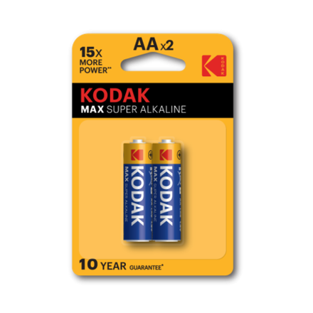 Батарейки Kodak LR6-2BL MAX SUPER Alkaline [KAA-2]