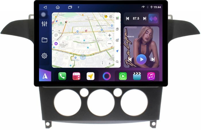 Магнитола для Ford S-Max, Galaxy 2 2006-2015 (кондиционер) - FarCar BX877 монитор 13" 2K QLED на Android 13, Быстрая, CarPlay, 4G SIM-слот