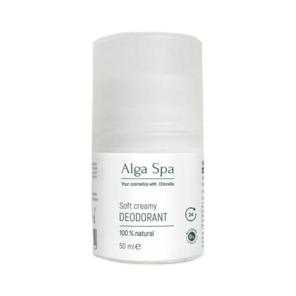 Мягкий кремовый дезодорант на основе живой суспензии микроводоросли Chlorella 50 мл (ALGA SPA)