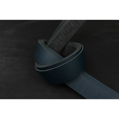 Ременная заготовка Сине-зеленая с лицевой отделкой + Плита Пылевидная