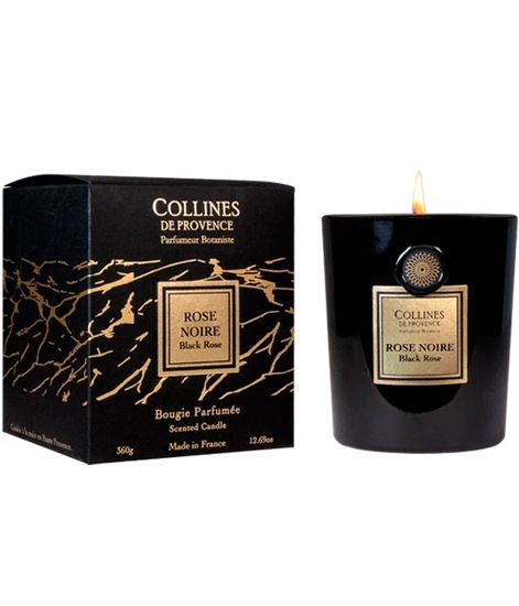 Black Rose, свеча Fleurs & Ecorces collection, Collines de Рrovencе