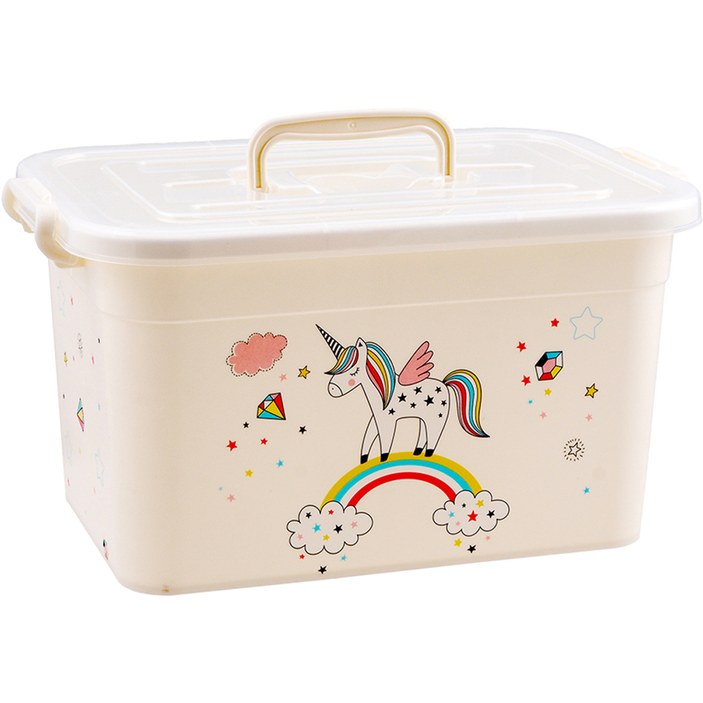 Ящик детский "РАДУГА" 415*270*220 арт. С81101 ПОЛИМЕРБЫТ