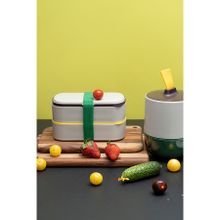 Полипропиленовый ланч-бокс Food Time SS-LBDL-PP-GR-1, 1 л, 18.5 х 10 х 11 см, светло-серый