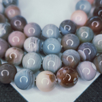 Агат Ботсвана, персиковый, р-р 8мм