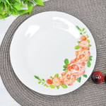 Тарелка десертная 20,5см Нежные розы (эконом)