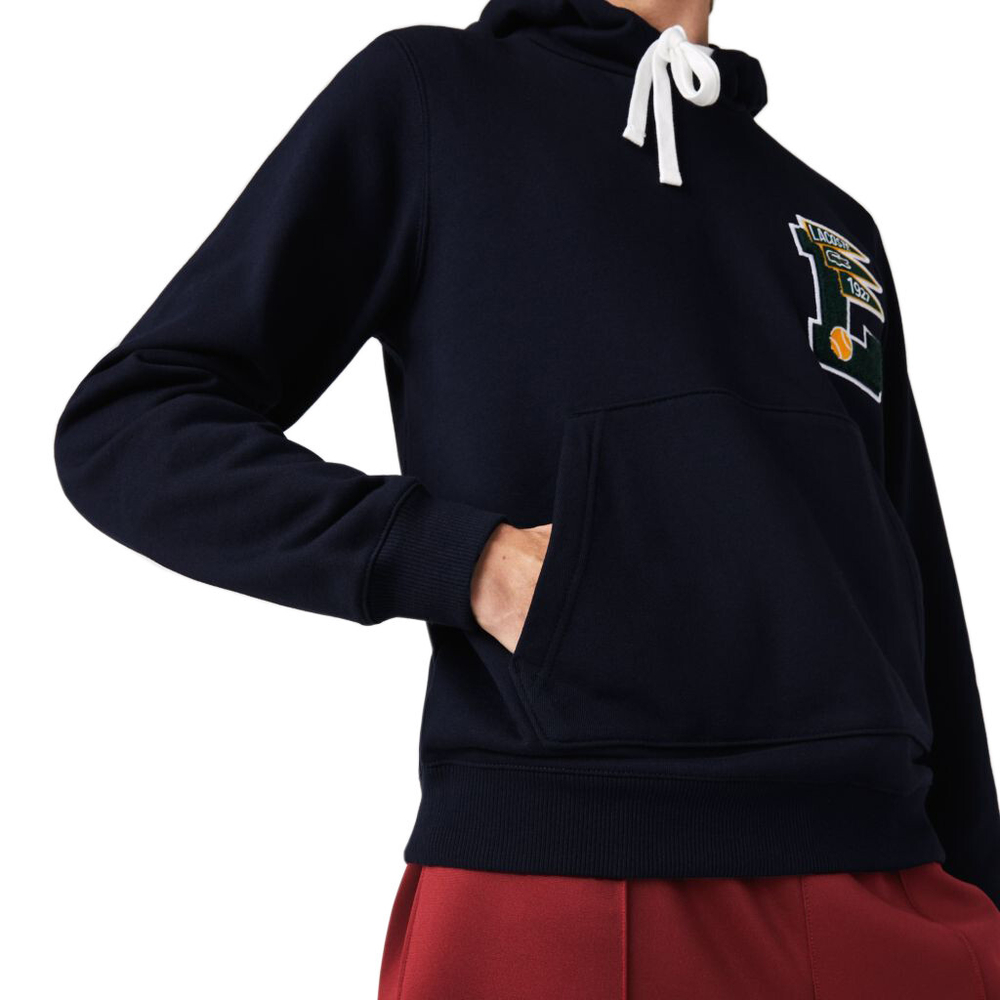 Мужская теннисная кофта Lacoste Men's Live Hoodie - небесный