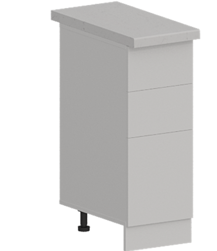 Кухня Модуль ШН3Я 300 Белый / Белый