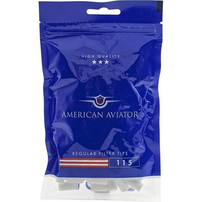 Фильтры для сигарет "American Aviator" 8mm Regular 115шт
