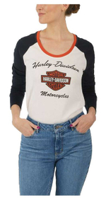 Лонгслив First-Class Long Sleeve Raglan Tee Harley-Davidson