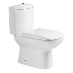Унитаз-компакт Azario Elana AZ-234 с крышкой-сиденьем микролифт, белый